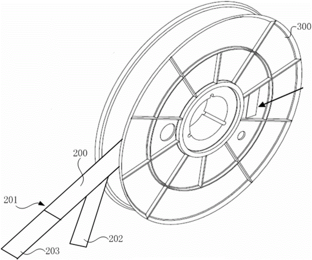 Tape coiling type intelligent card module SMD packaging structure and manufacturing method thereof