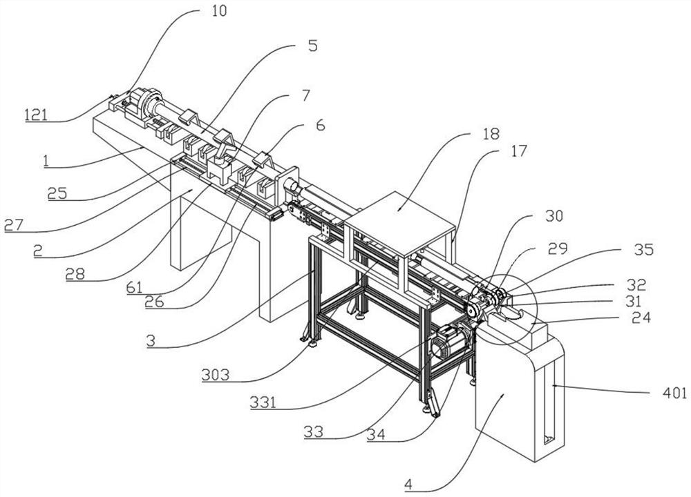 Pipe fitting cutting and transporting device