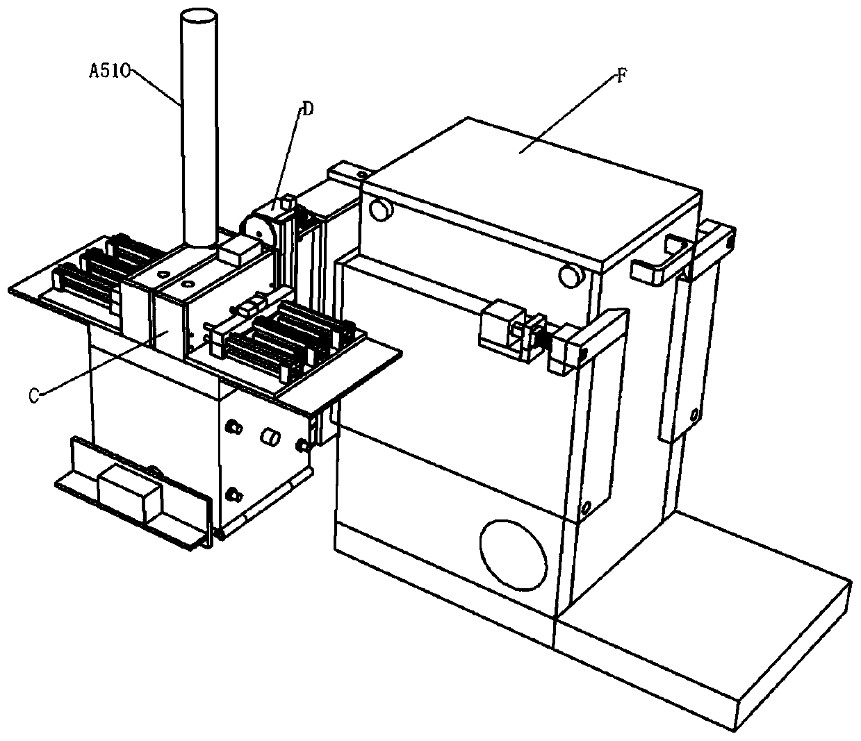 Unwinding module and garbage classification recycling system comprising same