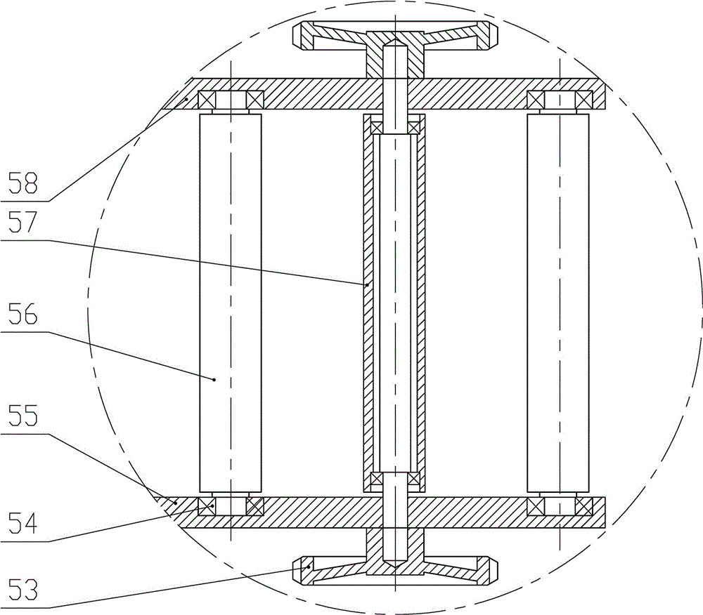 Warping knitting sectional copy warping machine