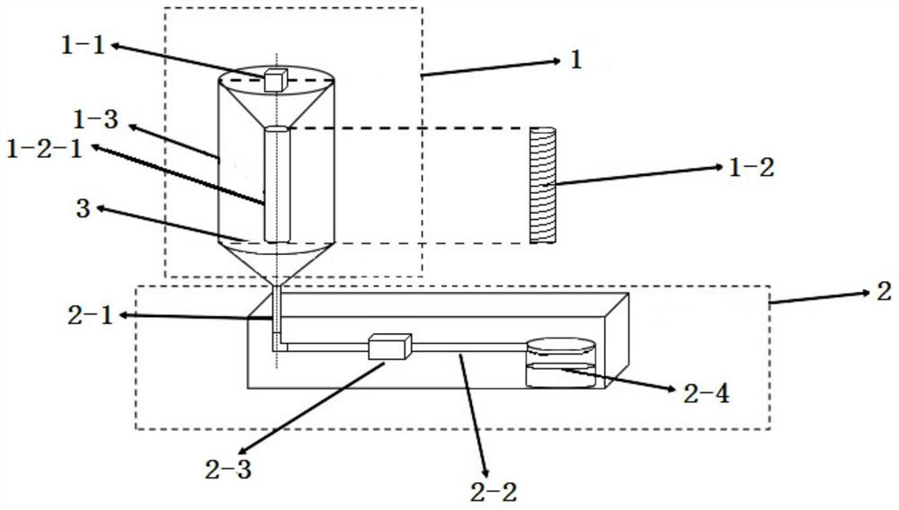 Lubricating grease pollutant detection device and detection method thereof