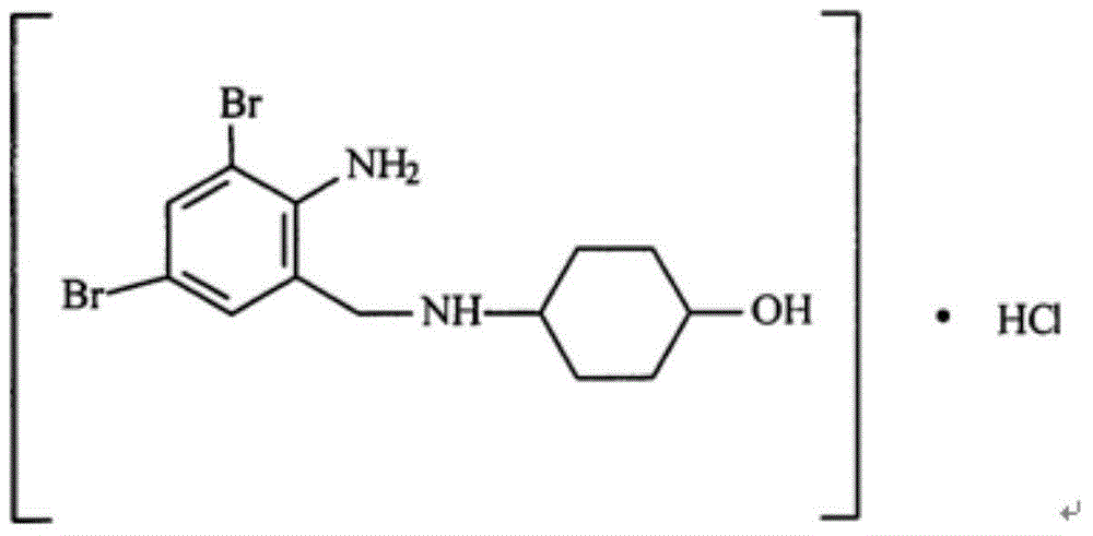 Stable ambroxol hydrochloride taste-masking granule and preparation method thereof