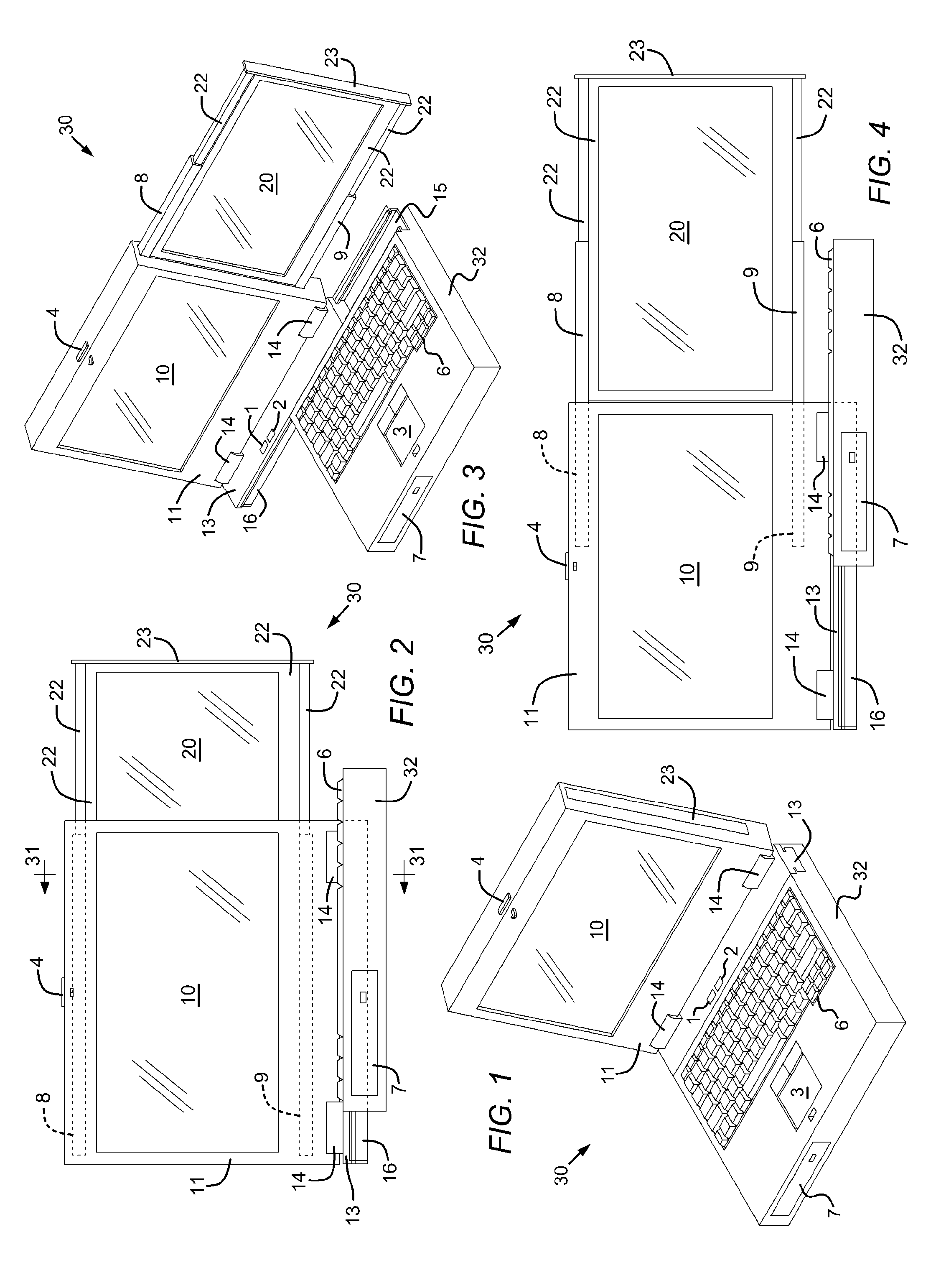 Multiple monitor display apparatus