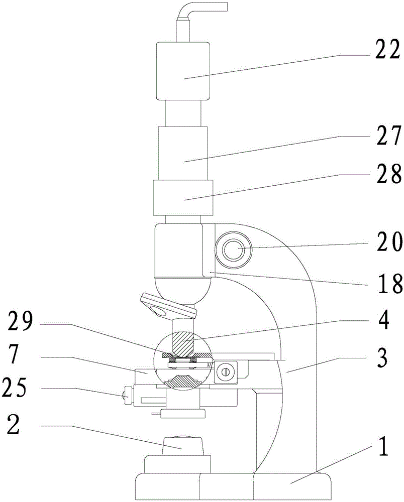 Quick focusing microscope