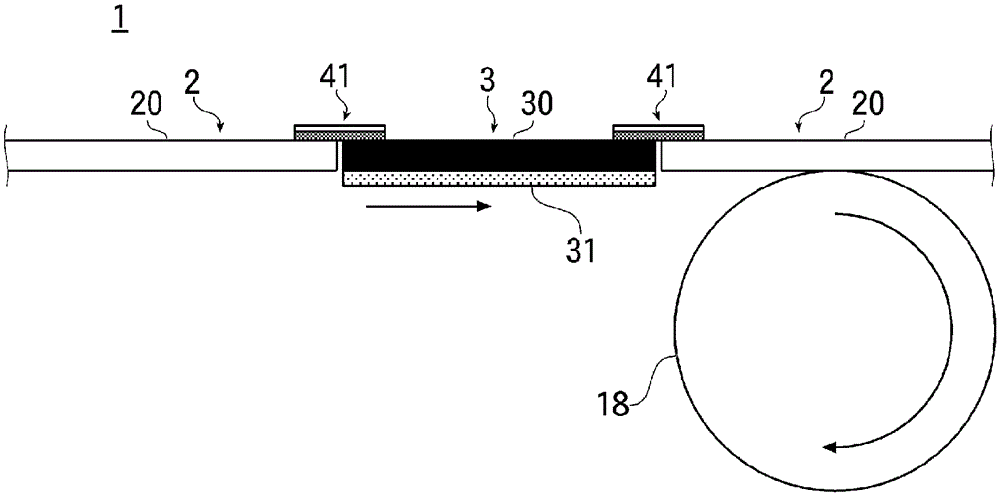 Adhesive tape structure and adhesive tape housing