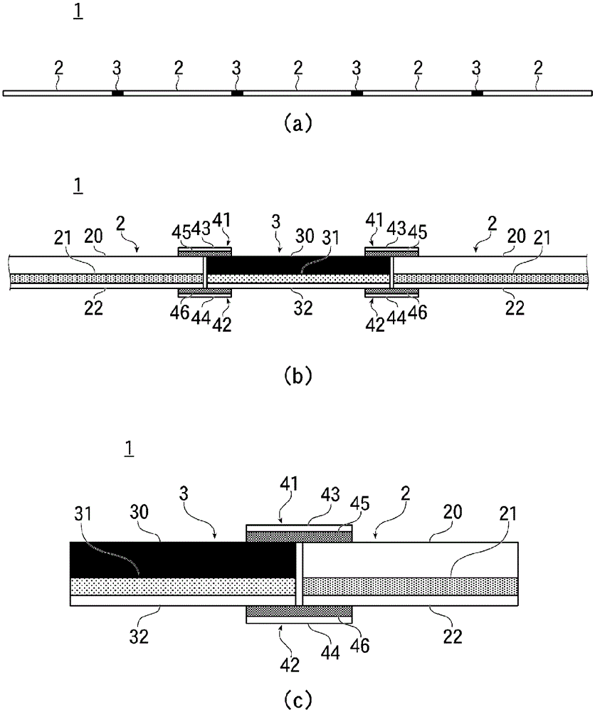 Adhesive tape structure and adhesive tape housing