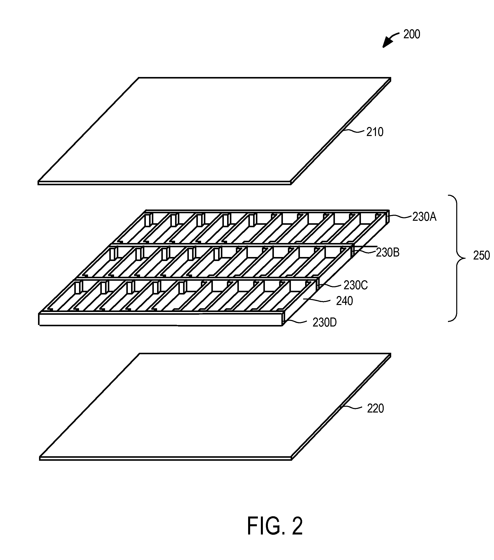 Heliostat mirror with supporting rib structure