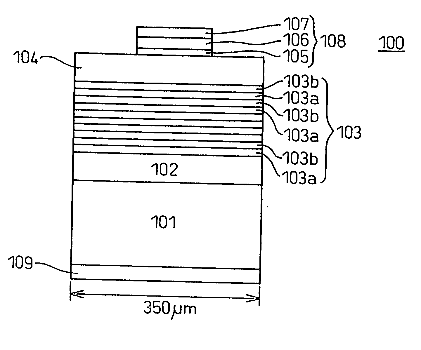 Ohmic electrode structure, compound semiconductor light emitting device having the same and led lamp