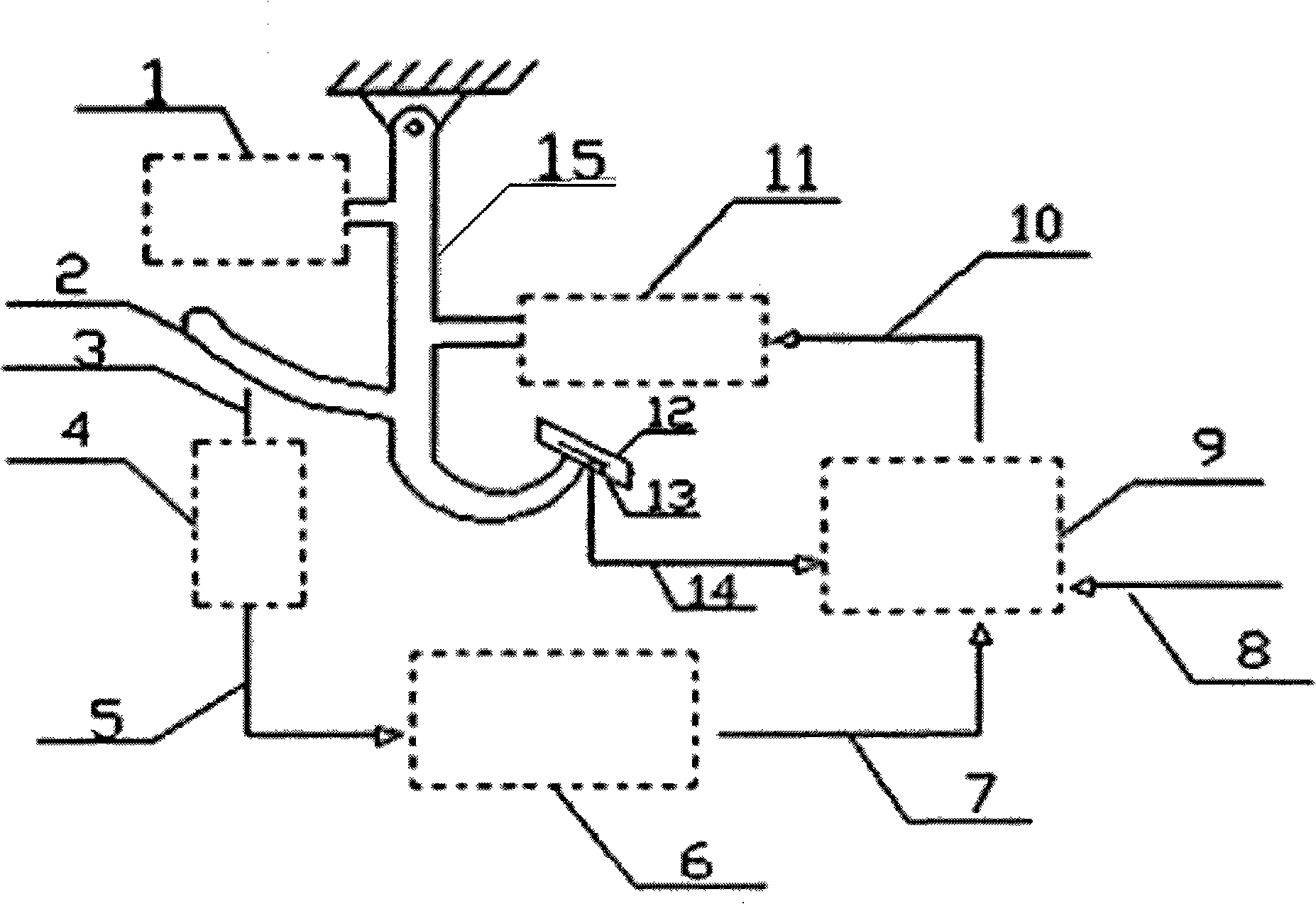 Intelligent damping locking-proof system for brake of automobile