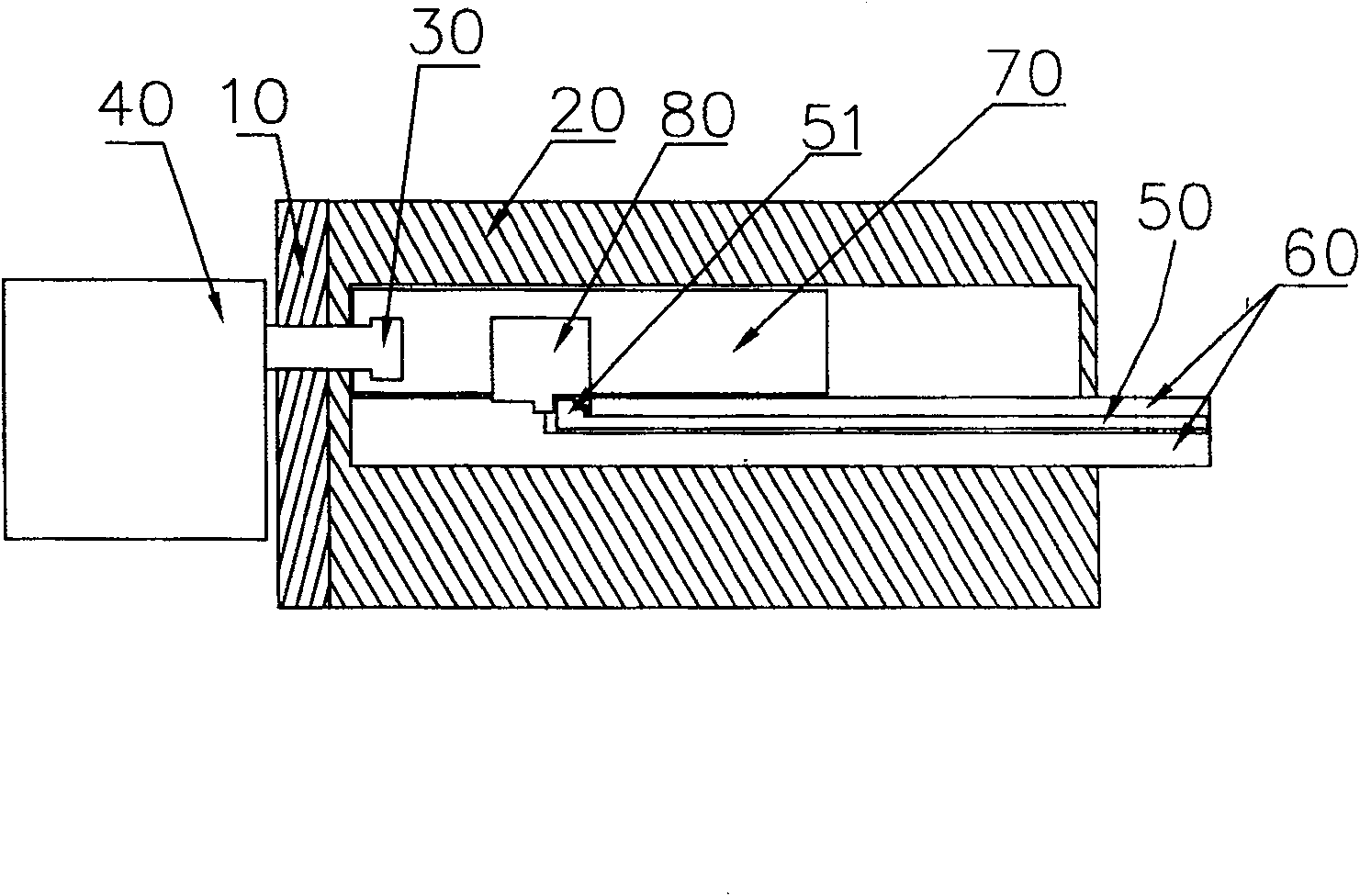 Honeycomb-type grating filler automatic filling device