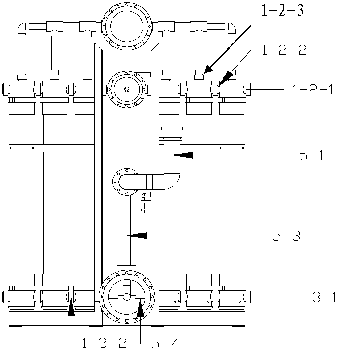 Highly integrated ultrafiltration membrane equipment