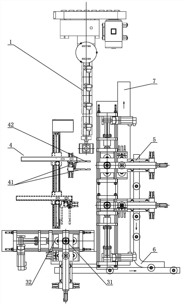 Multi-station bottle blowing machine without moving mold locking frame