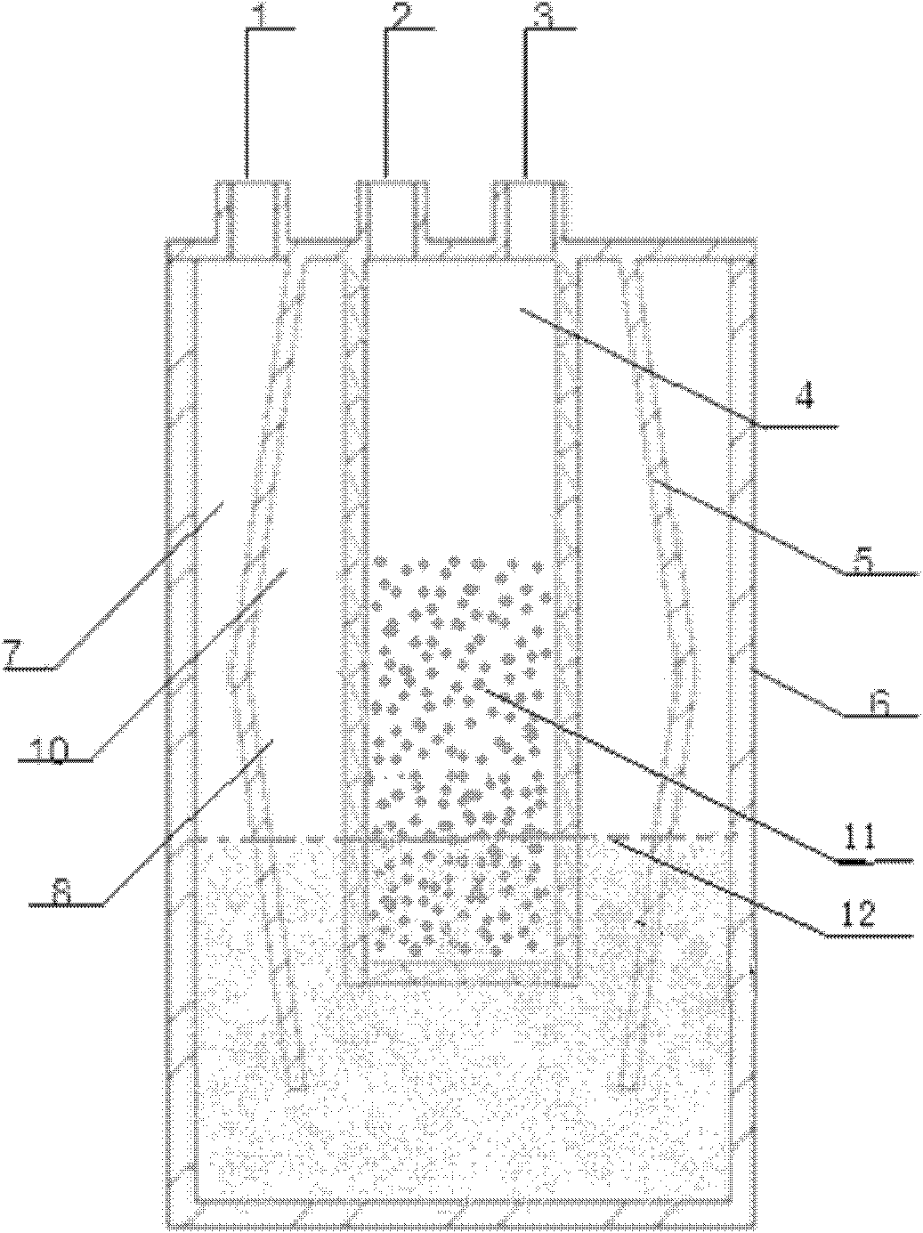 Dynamic self-balance gas generating device and its application method