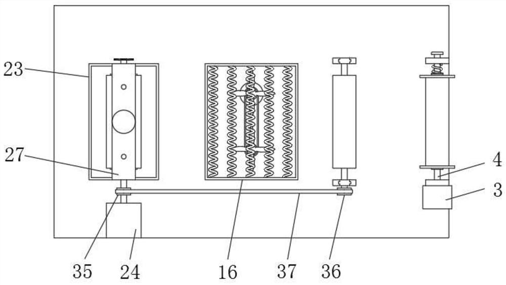 Continuous textile printing and dyeing device and textile printing and dyeing machine