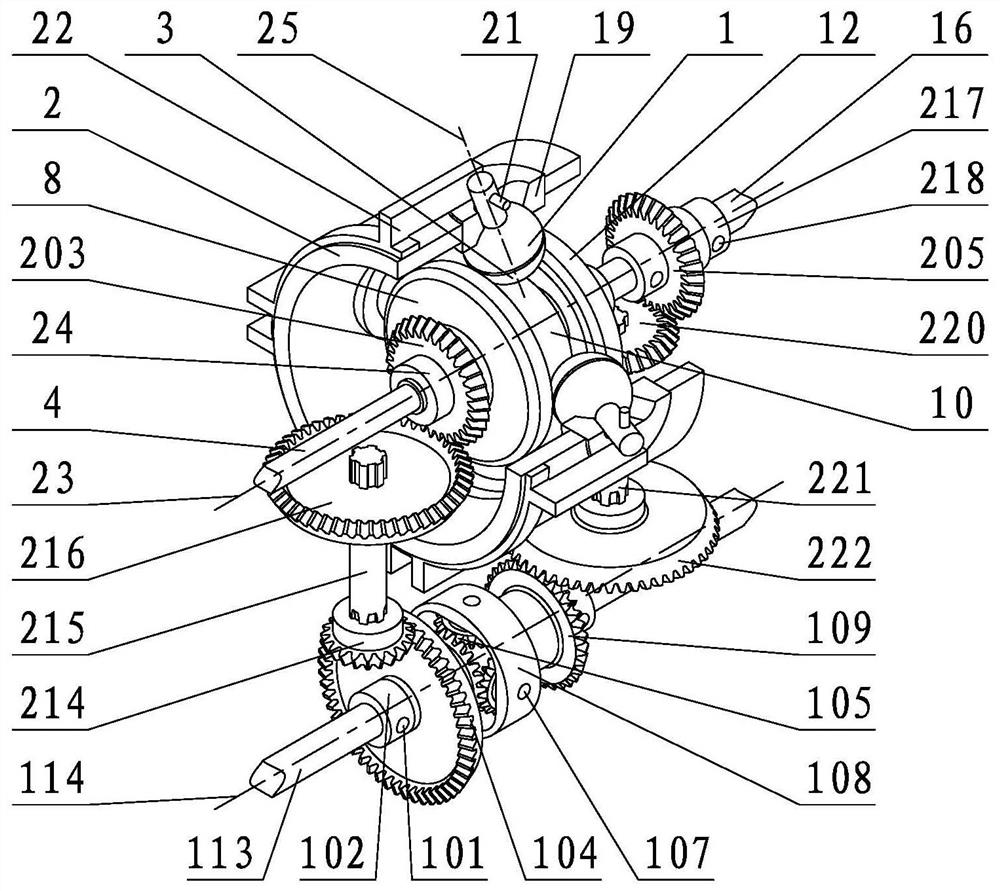 Dual-channel continuously variable transmission fuel vehicle power system