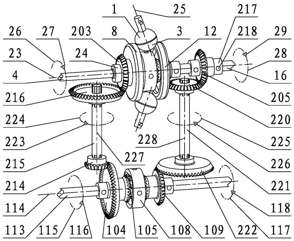 Dual-channel continuously variable transmission fuel vehicle power system