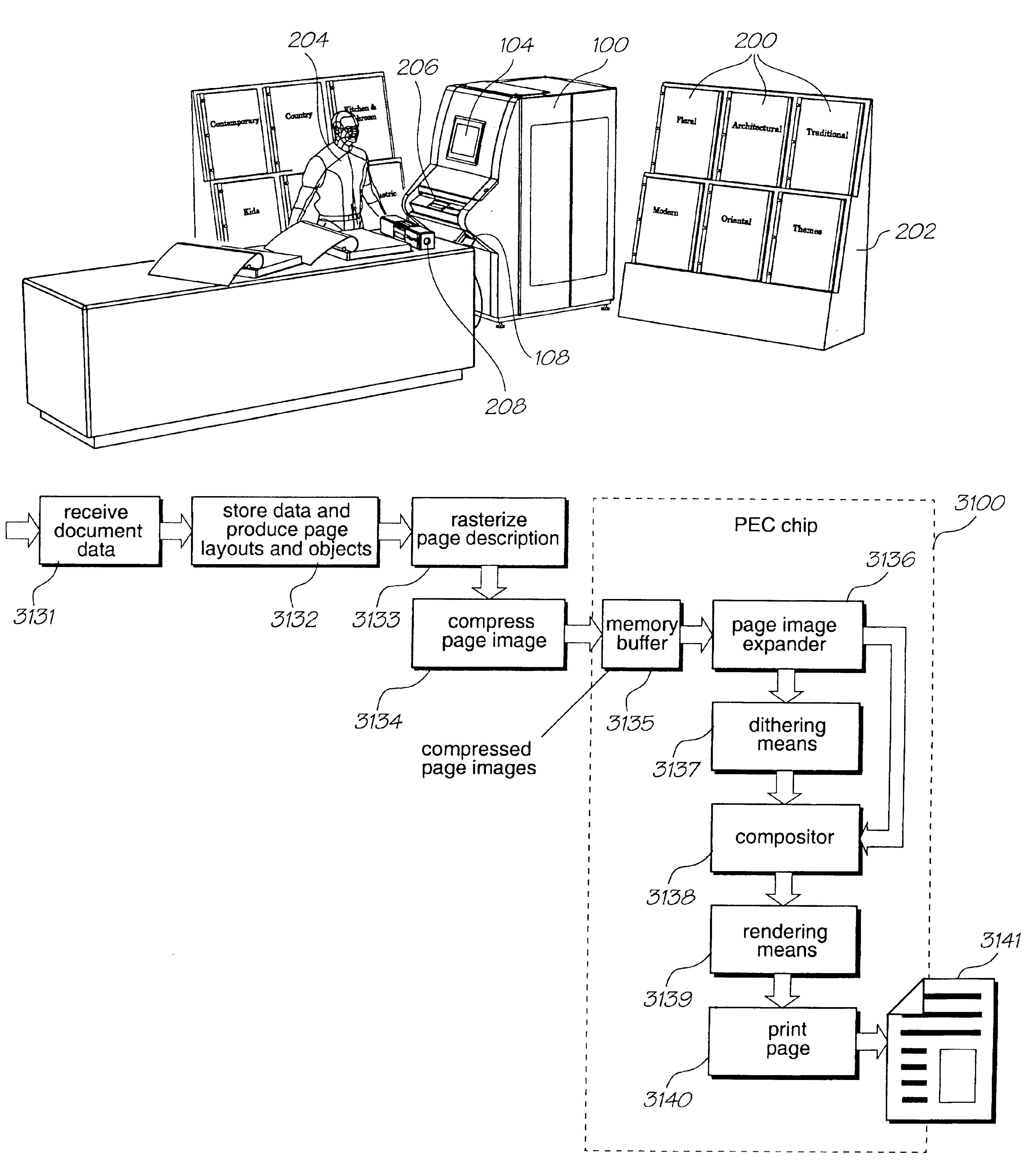 Drying method for a printer