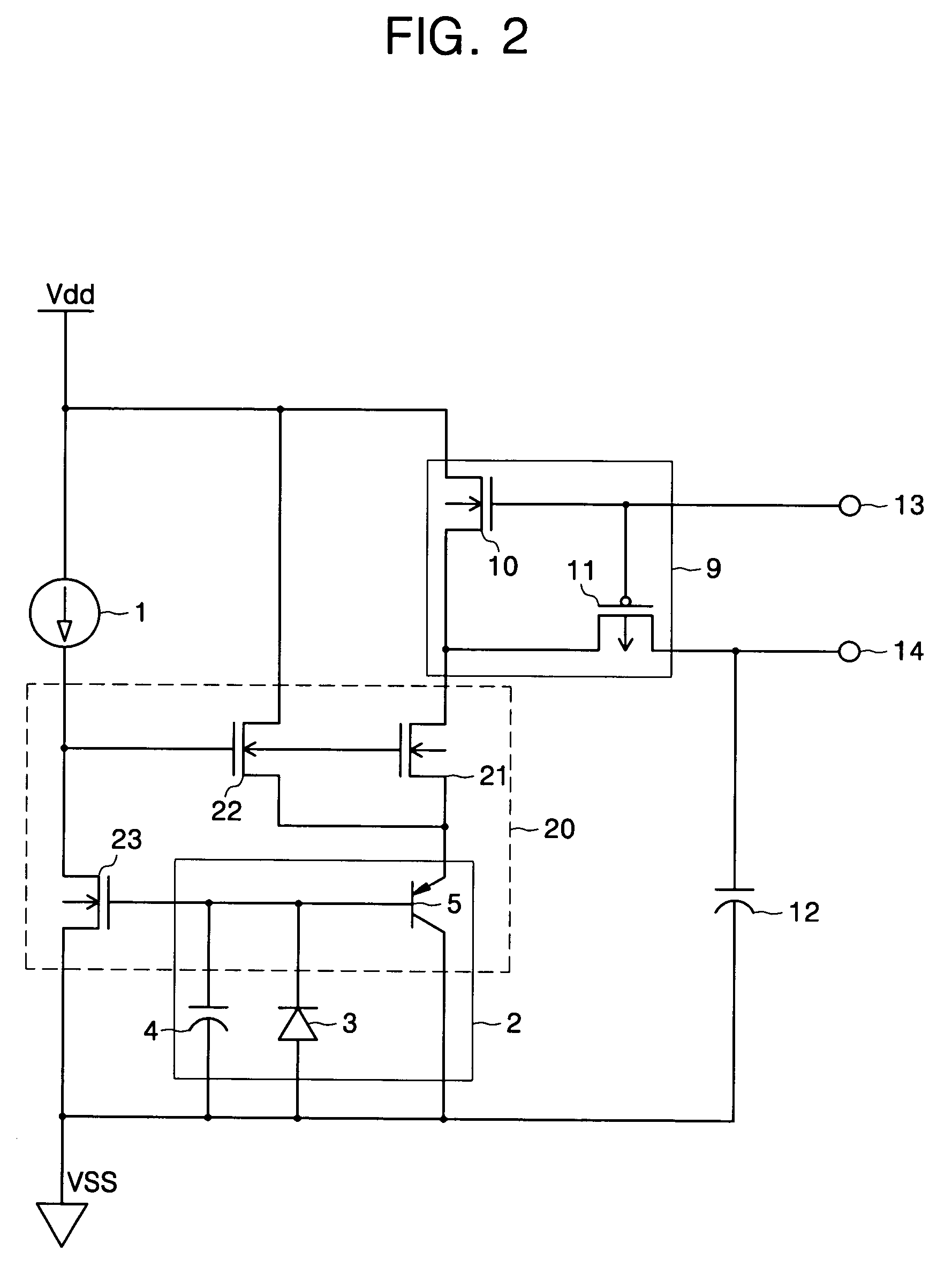 Photocurrent sensing circuit having stabilized feedback loop