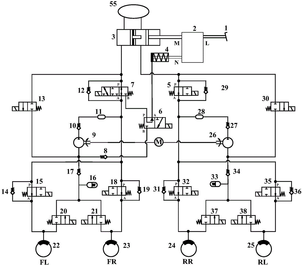 Integrated uncoupling type electric power-assisted braking system applicable to regenerative braking