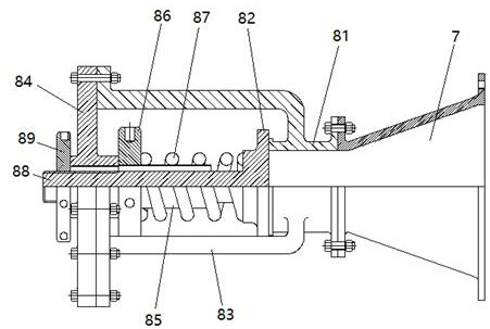 Movable check valve of filter press