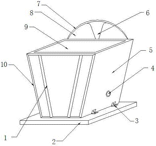 Large stone crusher with cyclic pulverizing function