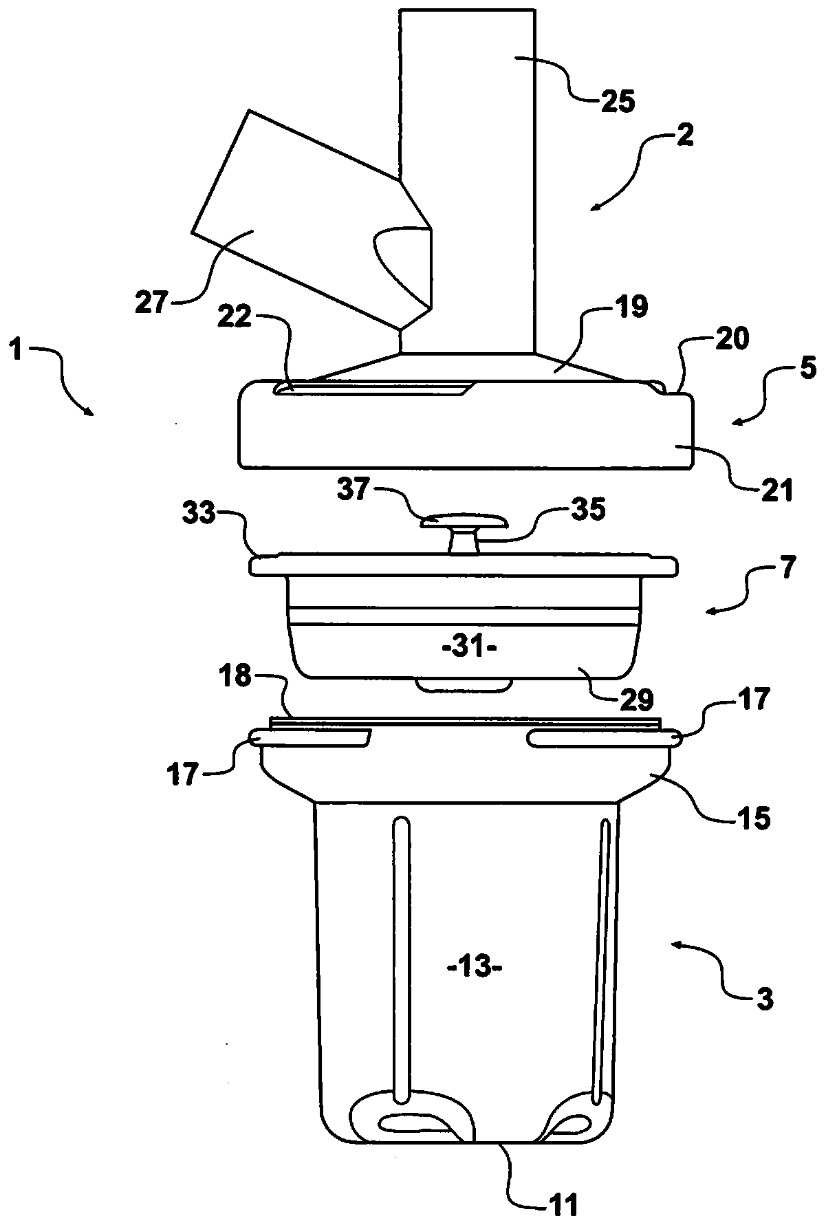 A fluid trap for a respiratory therapy system