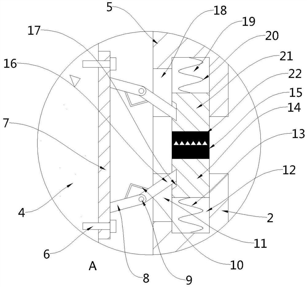 Fabricated building external wall heat preservation device