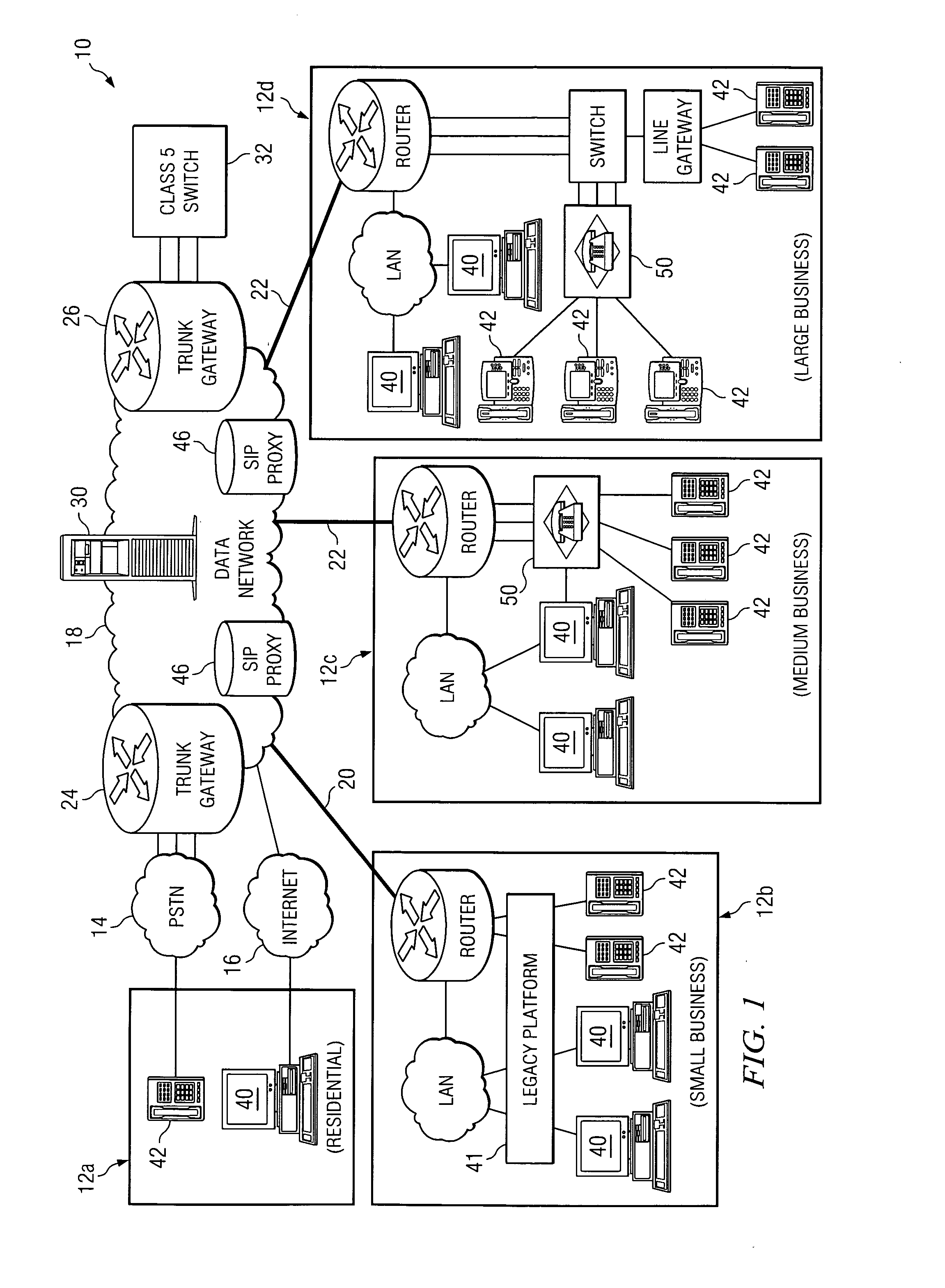 System and method for providing status notification for conventional telephony devices in a session initiation protocol environment