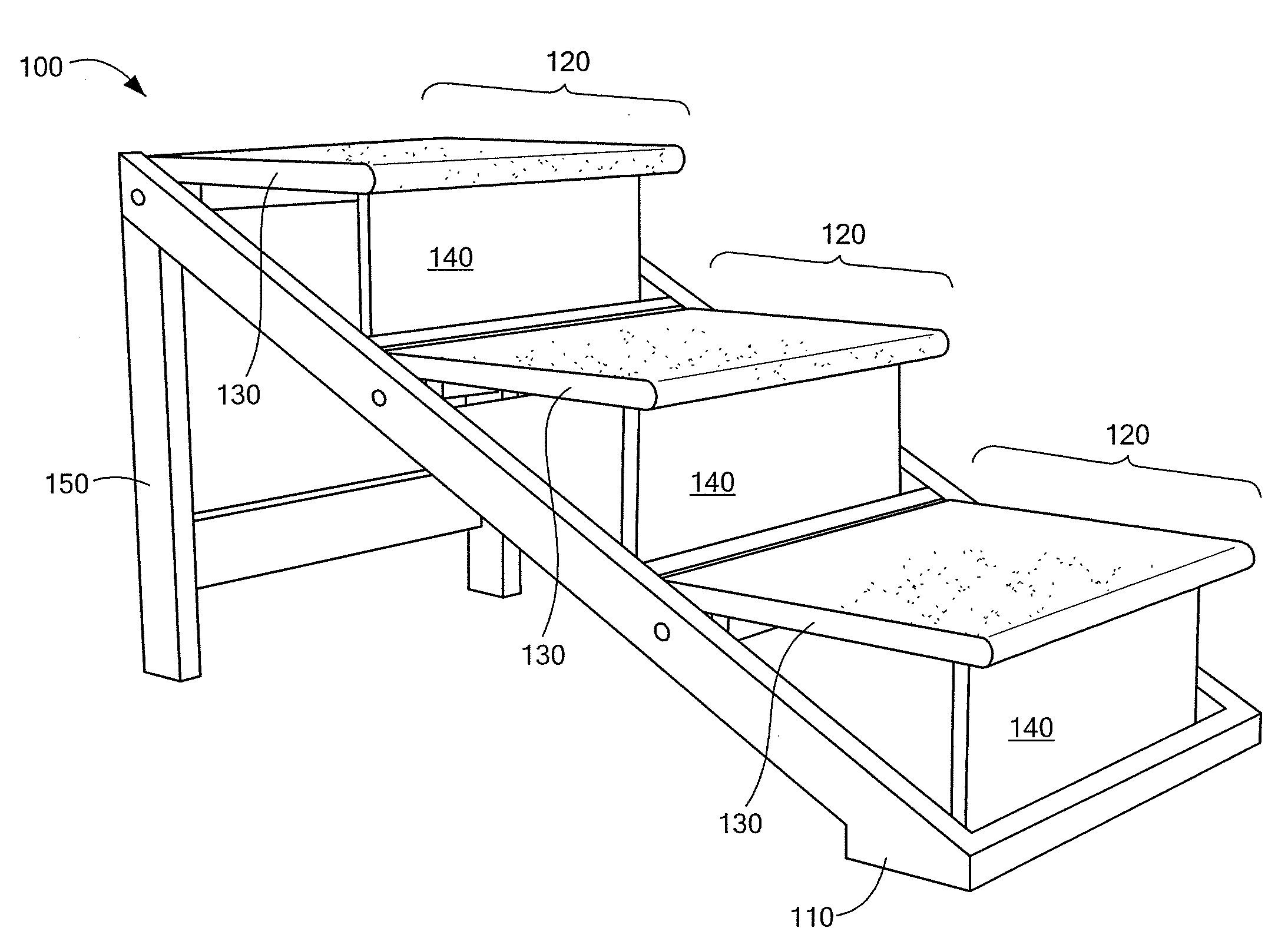 Folding pet ramp and steps