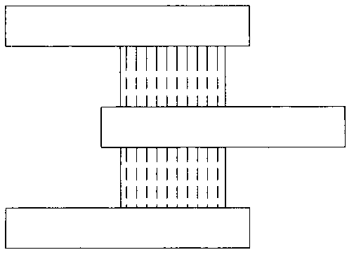 Assembled lead shear damper