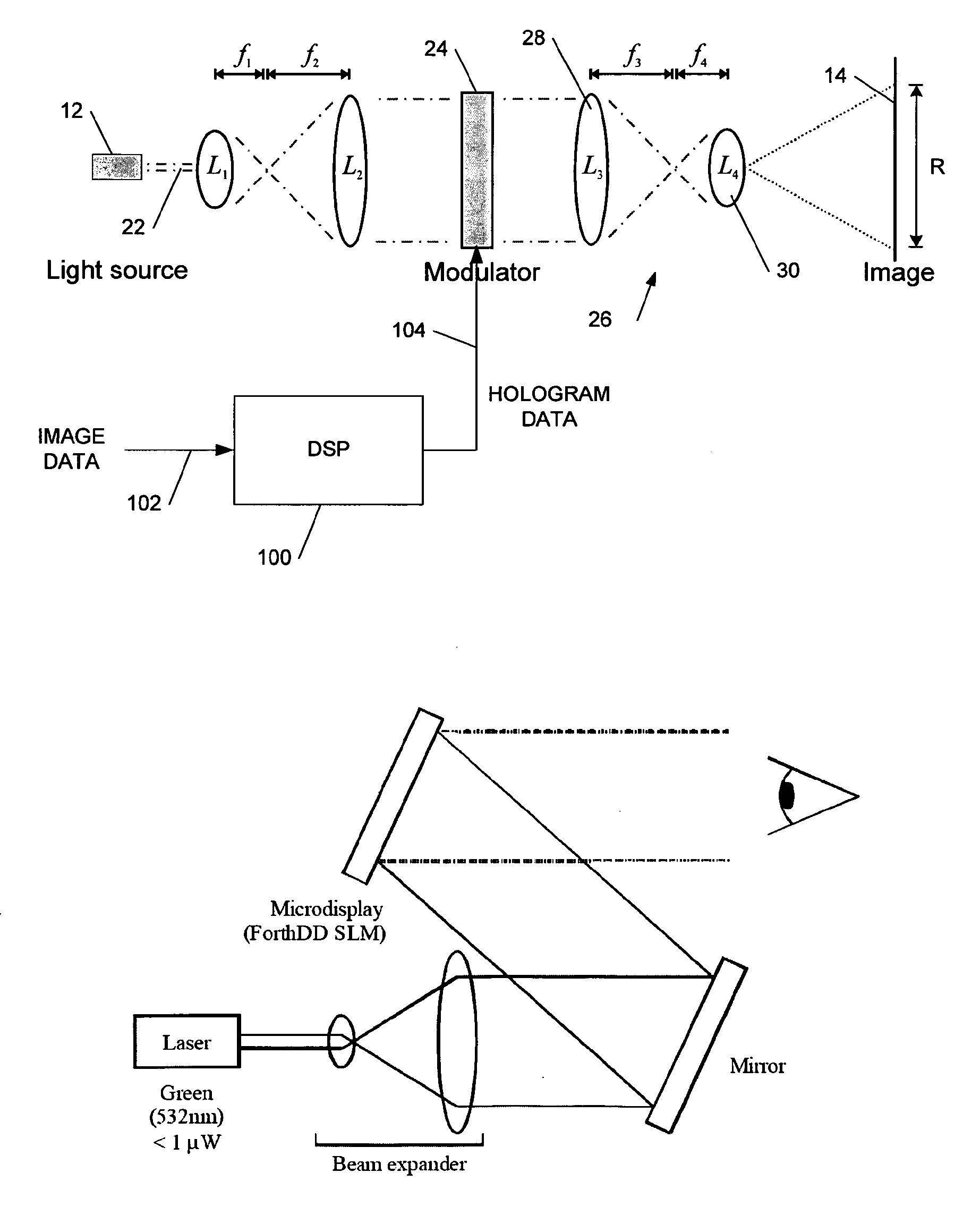 Laser Based Image Display System