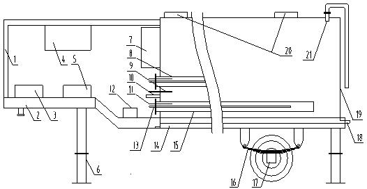 A kind of energy-saving and environment-friendly movable electric heating tank and heating method thereof