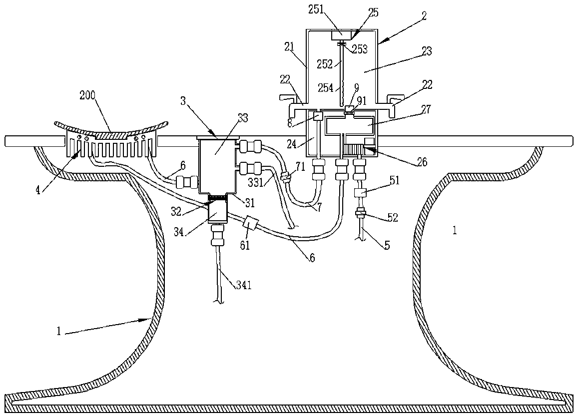 Hot-pot table with juice machine and method for applying hot-pot table