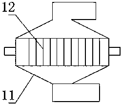 An impurity separation device for petroleum storage tanks