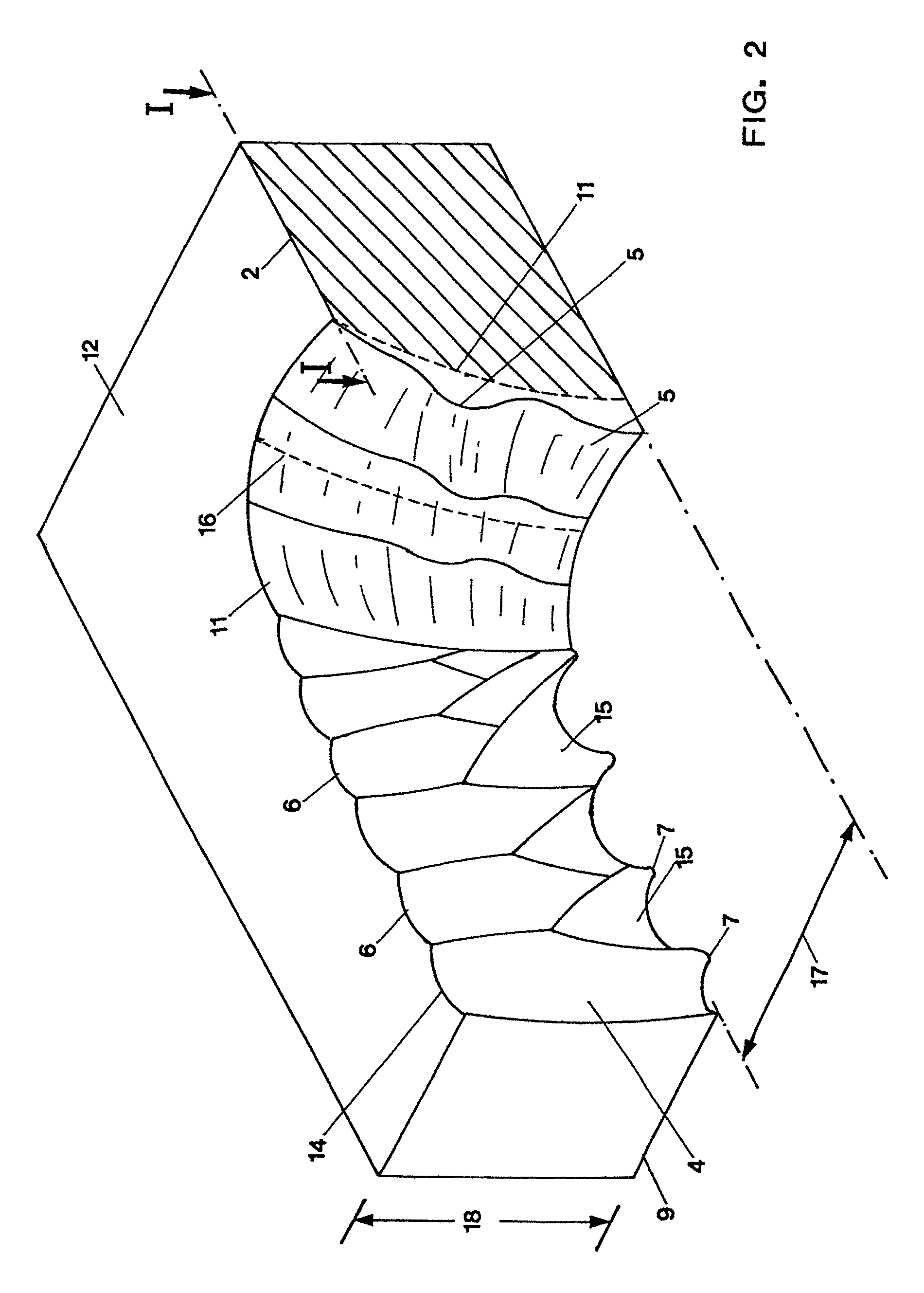 Method for material removal and device for carrying out said method