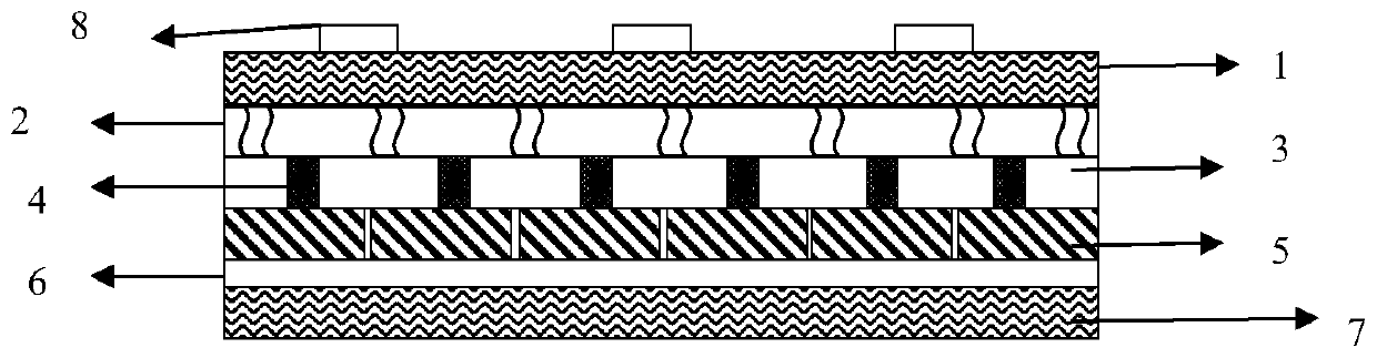 Double-sided double-glass assembly for back contact solar cell, and manufacturing method of double-sided double-glass assembly