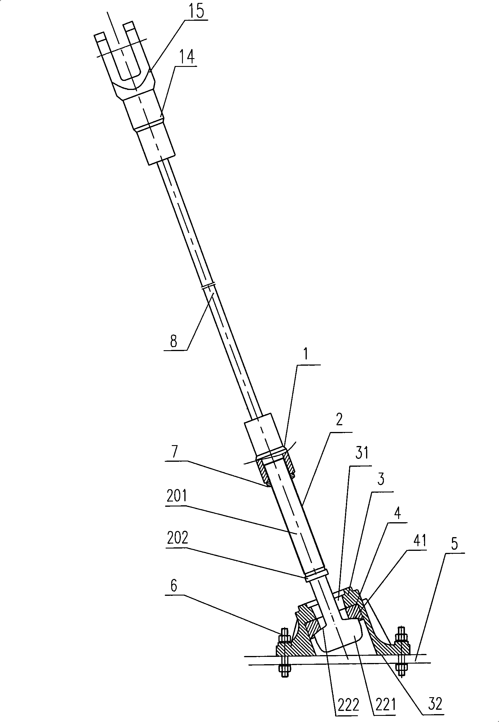 Suspension cable of space cable rope structure