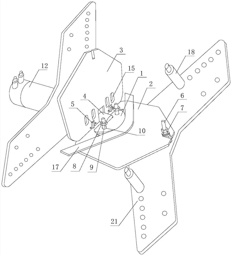 Plane bending forming clamping device and die with clamping device