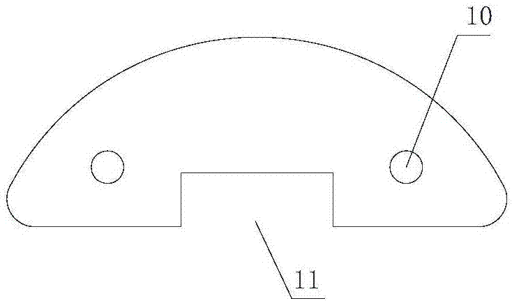 Plane bending forming clamping device and die with clamping device