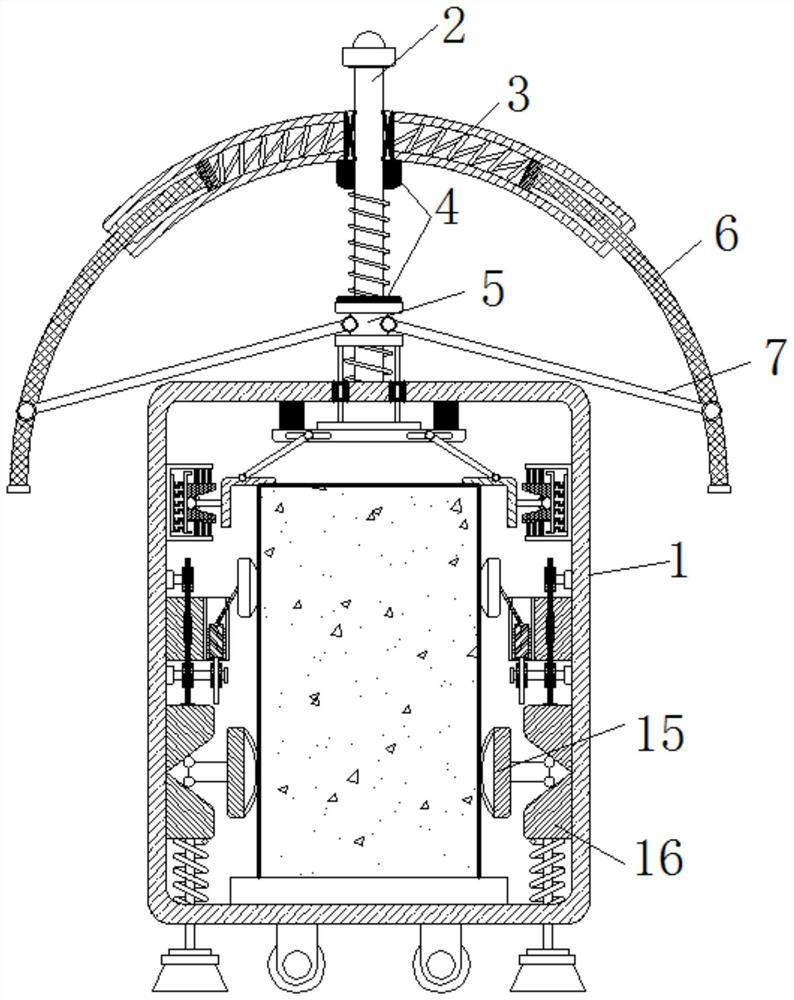 Anti-toppling waterproof mobile voice output device