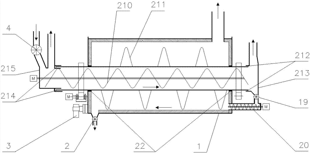 Indirect thermal cracking and ash combustion smelting furnace and treatment method thereof