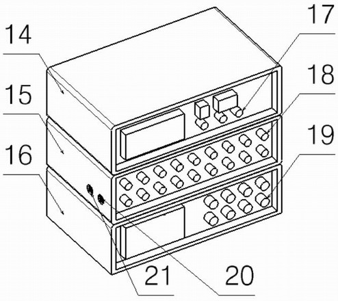 Blade complex environment test system and test method based on fiber grating sensor