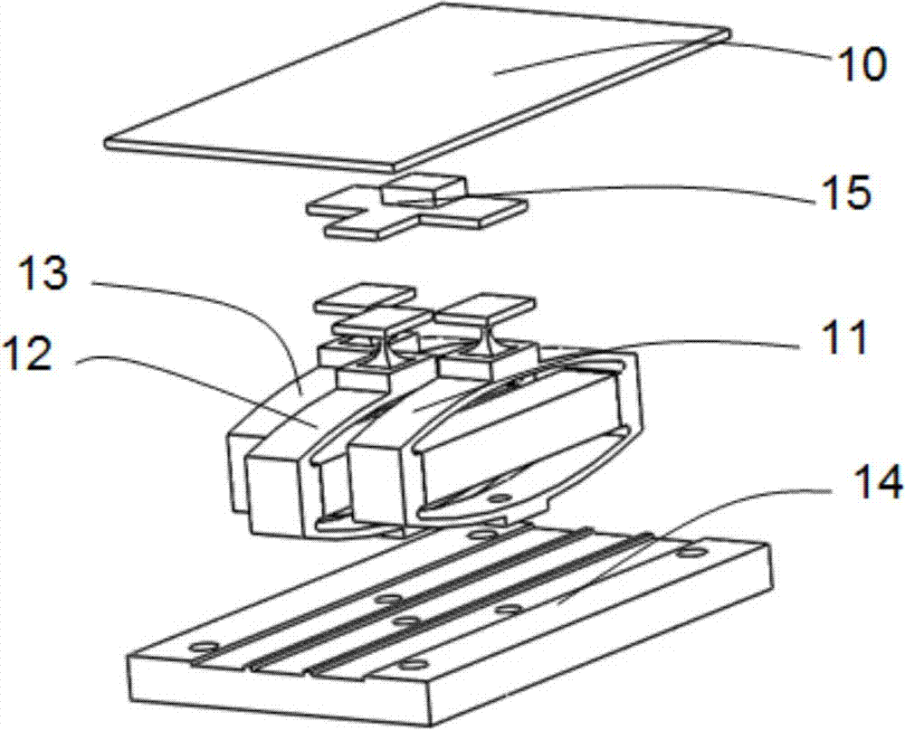 Array typed laser scanner