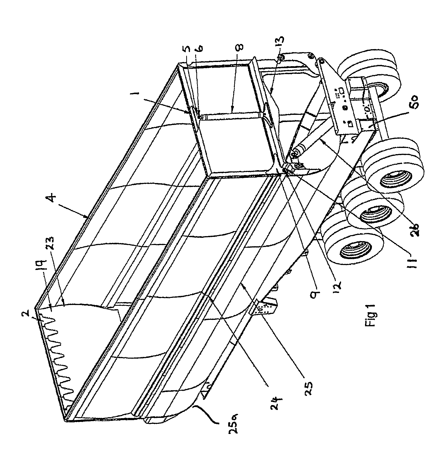 Bulk material handling vehicle