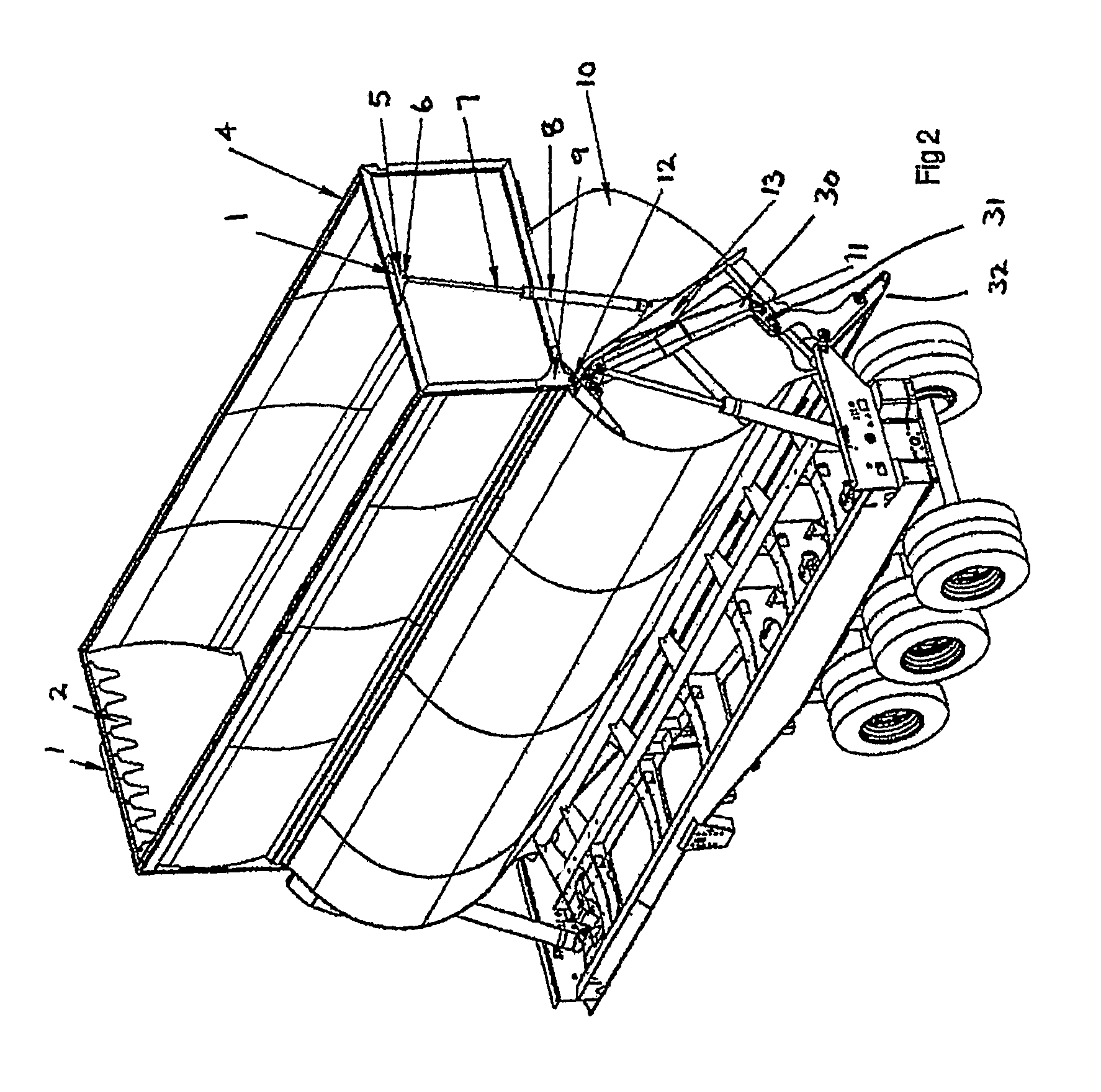 Bulk material handling vehicle