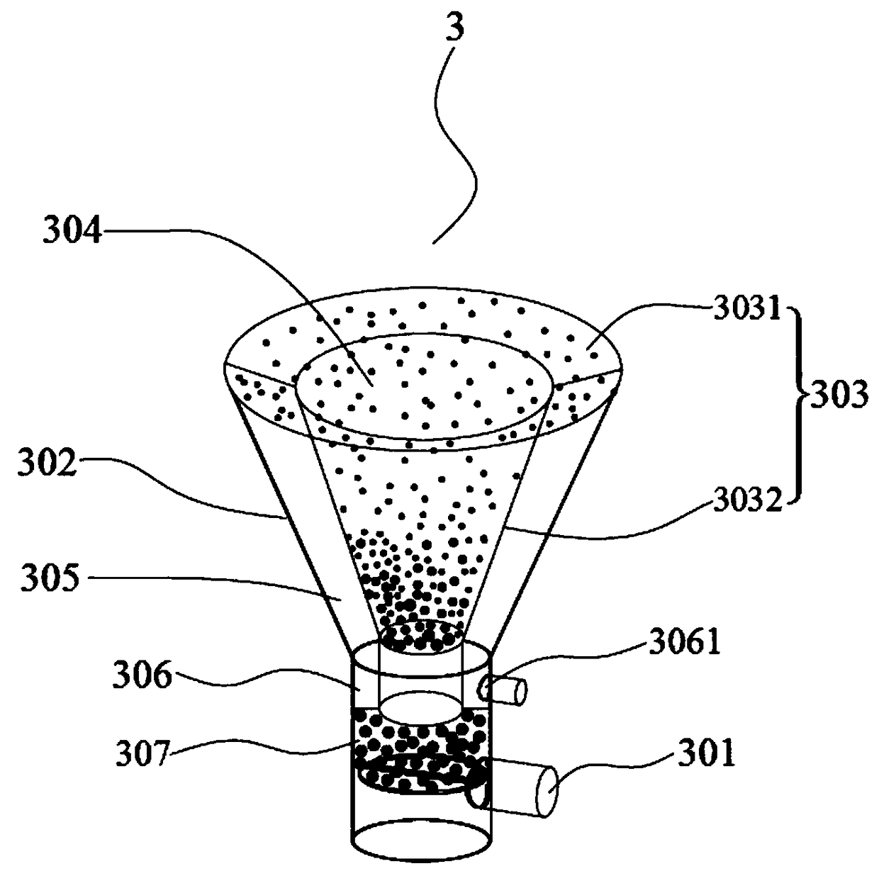 Spin confluence agglomeration tower and its agglomeration and dedusting method