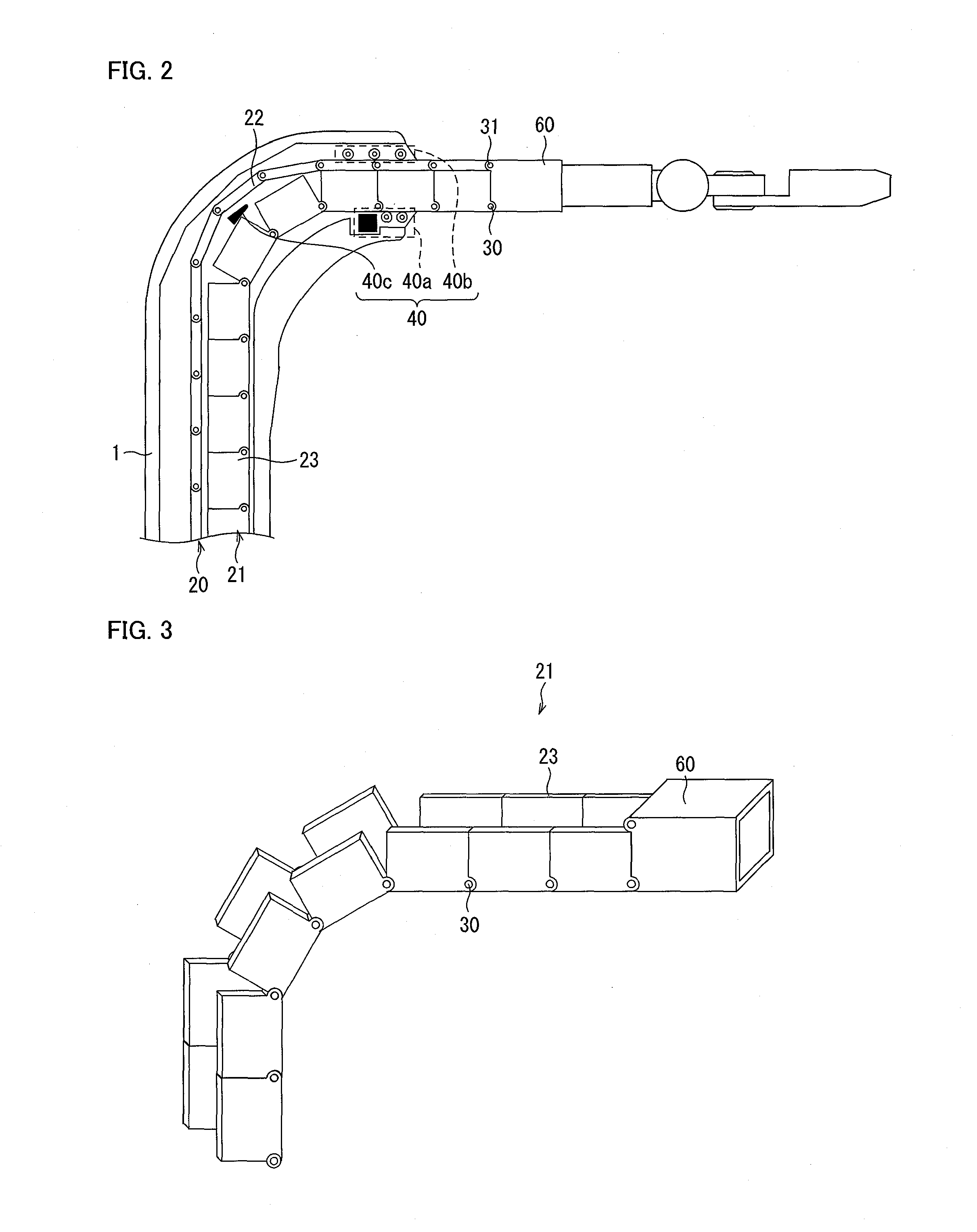 Direct acting extensible and retractable arm mechanism, and robot arm provided with direct acting extensible and retractable arm mechanism