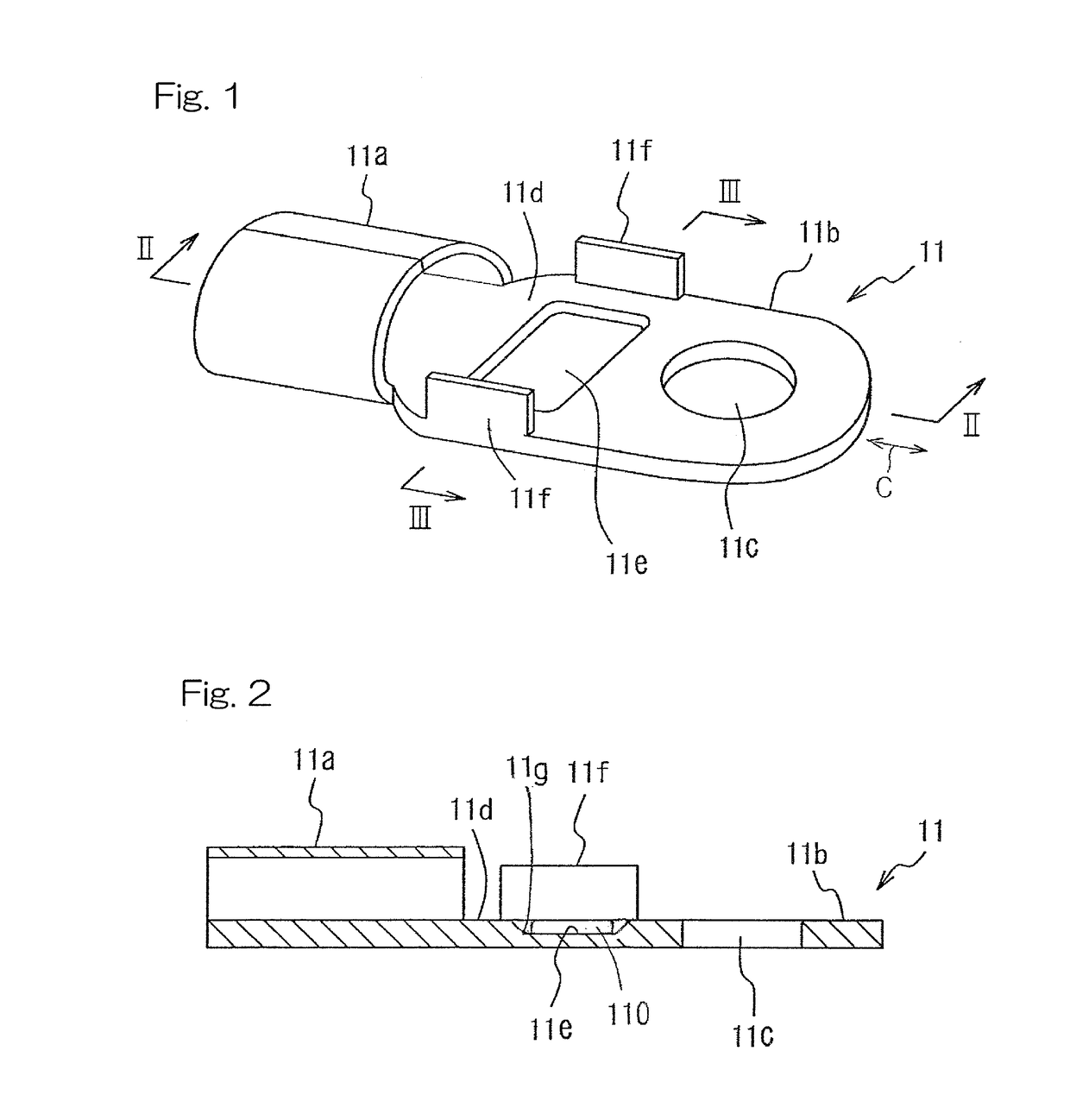 Terminal connection structure and method for producing same