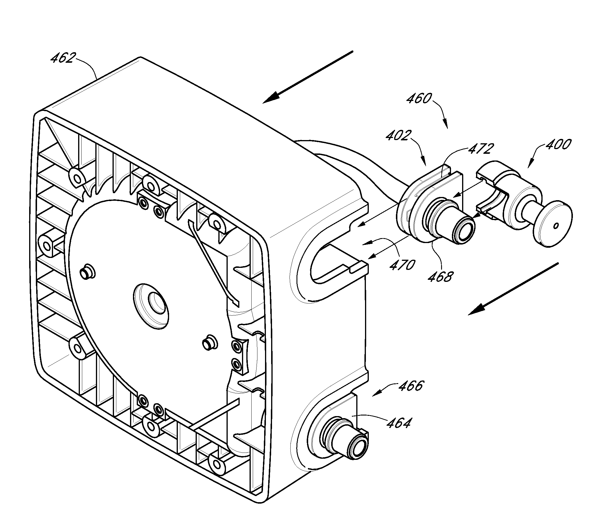 Tubing installation tool for a peristaltic pump and methods of use