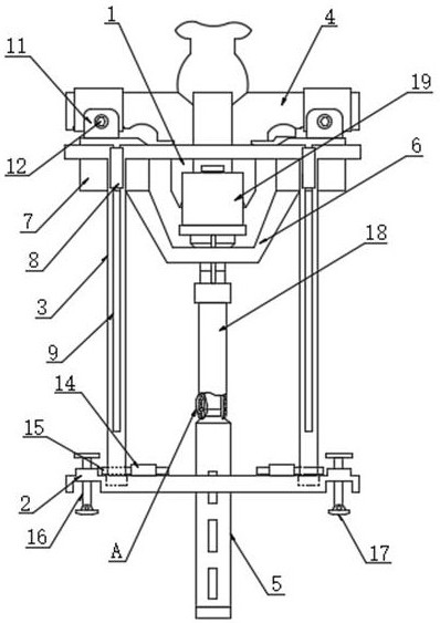 Engineering geological exploration drilling machine